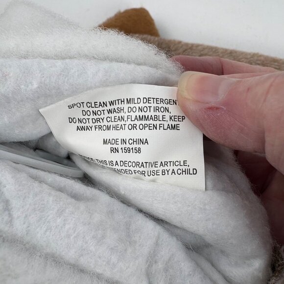 NEW Adorable Woodland Fox Christmas Stocking 3D Plush Texture Gigi Seasons - Picture 5 of 5